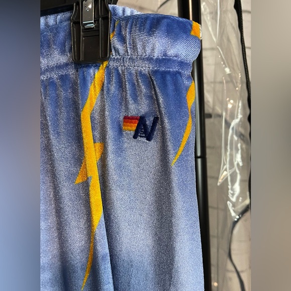 AVIATOR NATION🌈 BOLT VELOUR SWEATPANTS  SIZE XL - Picture 4 of 5